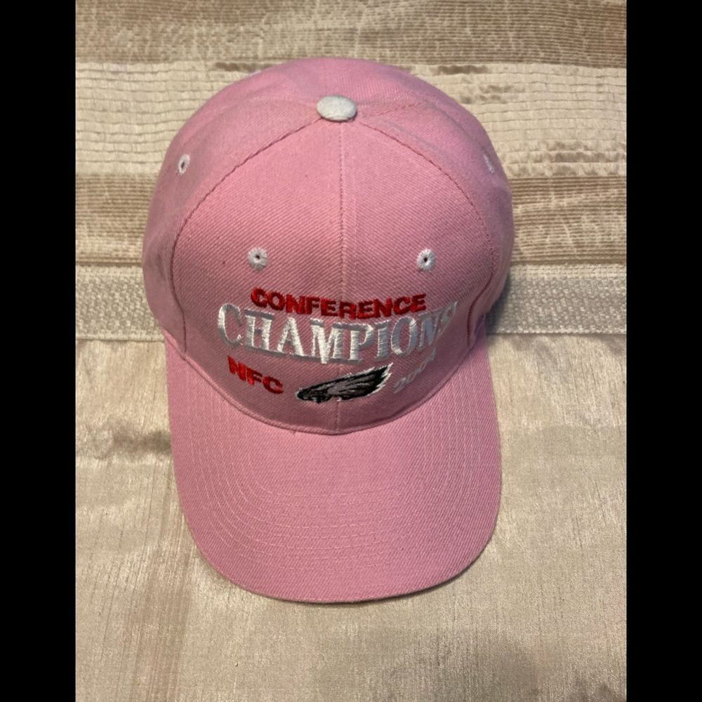 Philadelphia Eagles 2004 NFC Champions Cap Pink